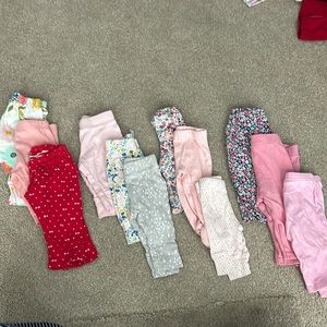 Newborn/3 month lot of pants for girl